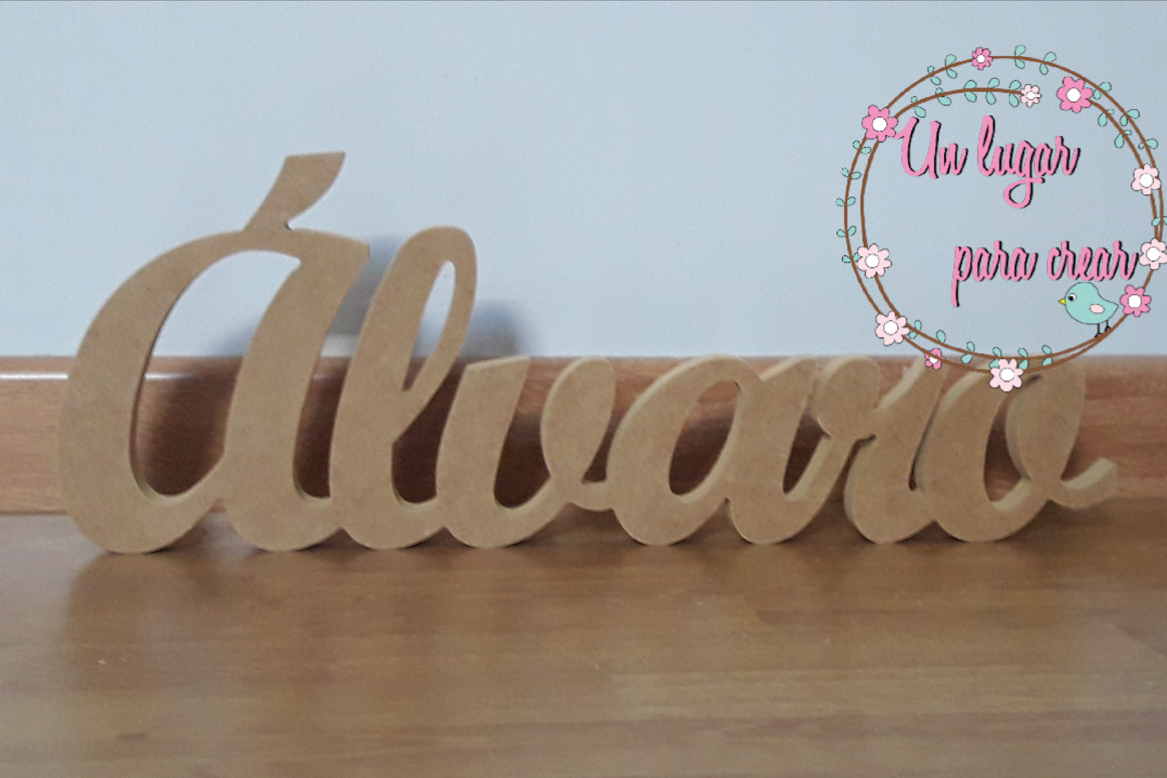 Nombre de madera personalizado letras decorativas para decoración